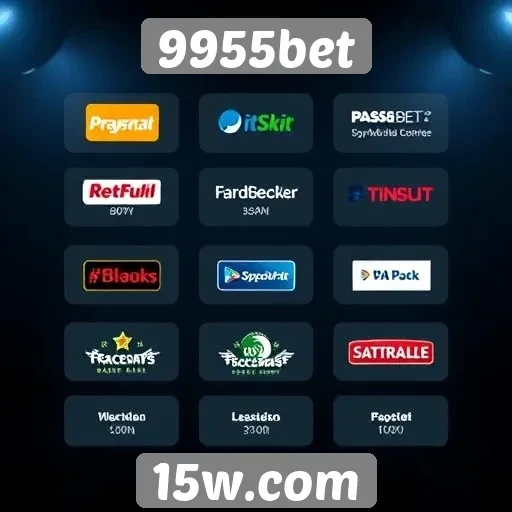 Opcões de pagamento disponíveis na 9955bet