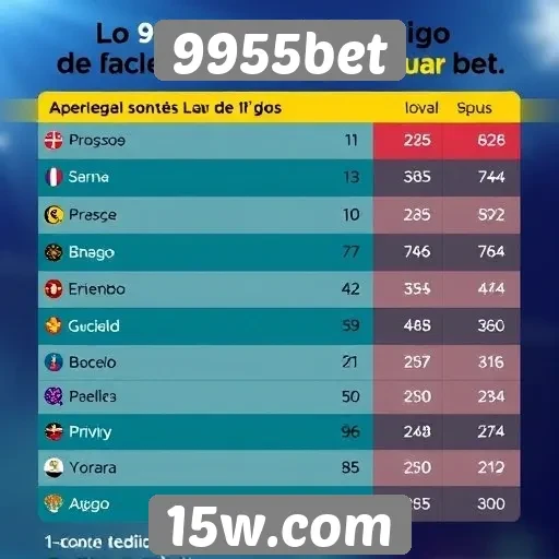 Estatísticas de jogos mais populares no 9955bet